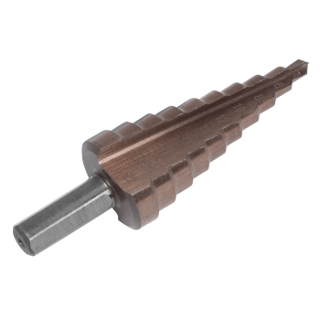 Sealey AK4722 Premier Straight Flute HSS Cobalt Step Drill Bit 4-22mm
