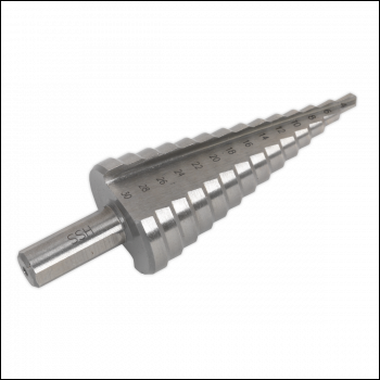 Sealey AK4732 Double Flute HSS M2 Step Drill Bit 4-30mm