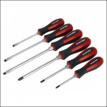 Sealey AK4932 Premier Hammer-Thru Screwdriver Set 6pc