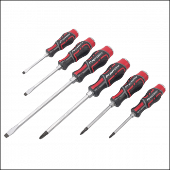 Sealey AK4940 Premier Hammer-Thru Screwdriver Set 6pc
