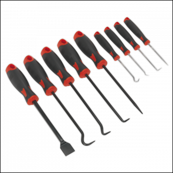 Sealey AK5209 Scraper & Hook Set 9pc