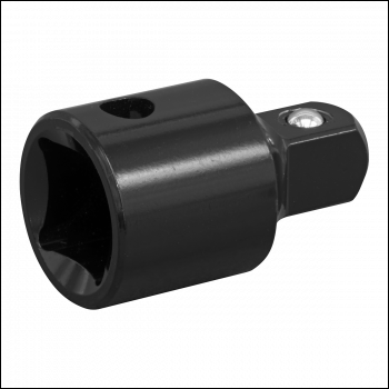 Sealey AK5401 Premier Impact Adaptor 1/2 inch Sq Drive Female - 3/8 inch Sq Drive Male