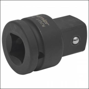 Sealey AK5404 Premier Impact Adaptor 3/4 inch Sq Drive Female - 1 inch Sq Drive Male