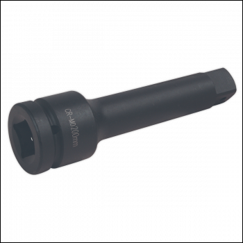 Sealey AK5511 Premier Impact Extension Bar 1 inch Sq Drive 200mm