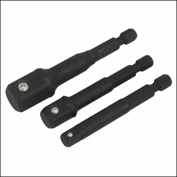 Sealey AK5521 Premier Impact Socket Adaptor Set 3pc