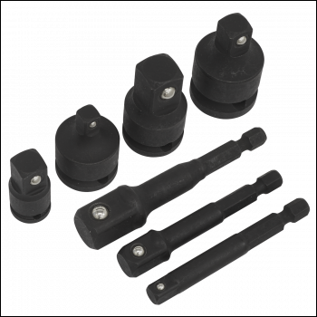 Sealey AK5522 Premier Impact Socket Adaptor Set 7pc