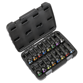 Sealey AK56005 Premier Hex & TRX-Star* Impact Socket Bit Set 1/2 inch Sq Drive 16pc