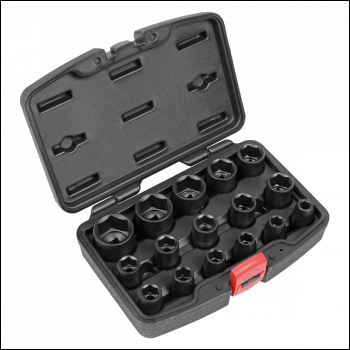 Sealey AK5624M Premier Impact Socket Set 1/2 inch Sq Drive 16pc