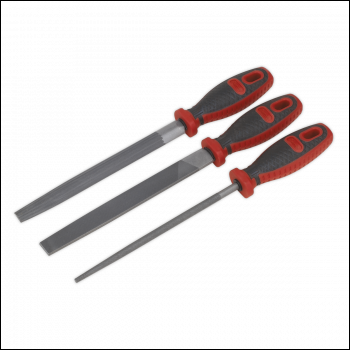 Sealey AK572 Premier Engineer's File Set 200mm 3pc