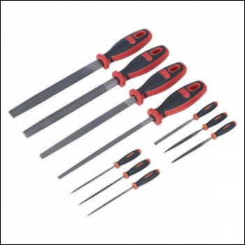 Sealey AK578 Premier Engineer's & Needle File Set 10pc