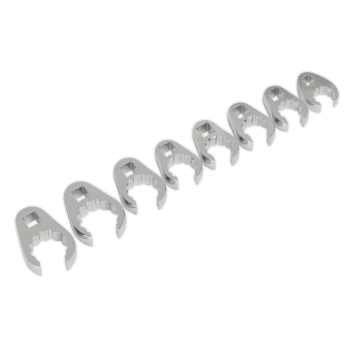 Sealey AK5981 Premier Crow's Foot Spanner Set 1/2 inch Sq Drive 8pc
