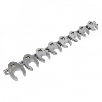 Sealey AK599 Crow's Foot Spanner Set 8pc 3/8 inch Sq Drive Imperial