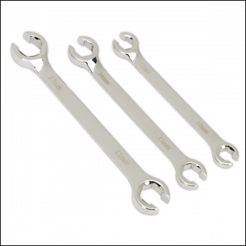 Sealey AK600 Premier Flare Nut Spanner Set 3pc