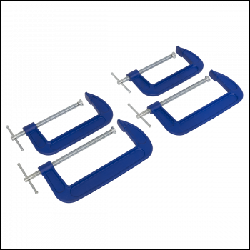 Sealey AK6006SET G-Clamp Set 150mm & 200mm 4pc