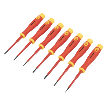 Sealey AK61201 Premier Precision Screwdriver Set 7pc - VDE Approved