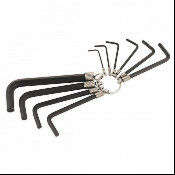 Sealey AK6148 Premier Hex Key Set on Ring 10pc