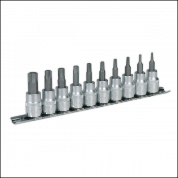 Sealey AK6207 Premier TRX-Star* Socket Bit Set 3/8 inch Sq Drive 10pc
