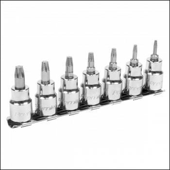 Sealey AK62263 Premier Lock-On™ TRX-Star* Socket Bit Set 3/8 inch Sq Drive 7pc