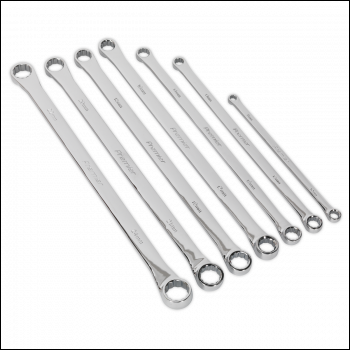 Sealey AK6311 Premier Extra-Long Double End Ring Spanner Set 7pc
