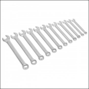 Sealey AK6325 Premier Combination Spanner Set 12pc