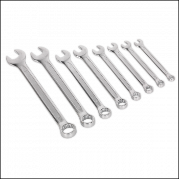 Sealey AK63252 Premier Combination Spanner Set 8-19mm 8pc
