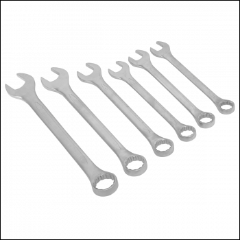 Sealey AK63259 Premier Jumbo Combination Spanner Set 6pc
