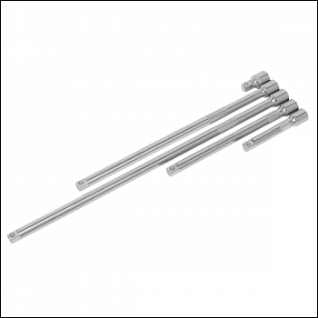 Sealey AK6351 Premier Extension Bar Set 1/2 inch Sq Drive 5pc