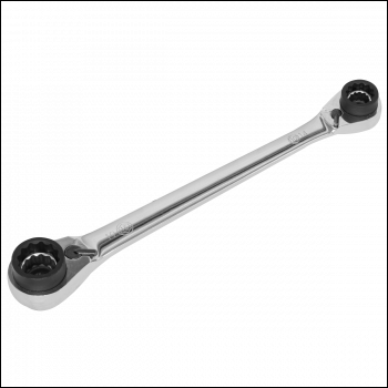 Sealey AK6391 Premier 8-in-1 Reversible Ratchet Ring Spanner