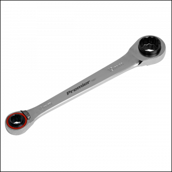 Sealey AK63948 Premier Platinum 4-in-1 Reversible Ratchet Ring Spanner