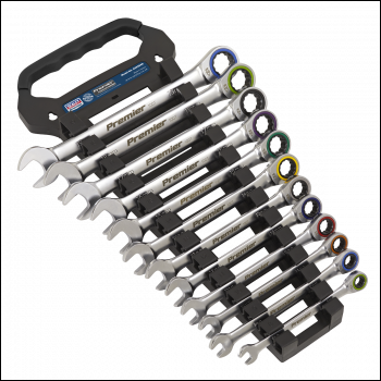 Sealey AK63949 Premier Platinum Combination Ratchet Spanner Set 12pc
