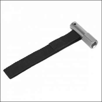 Sealey AK640 Oil Filter Strap Wrench 1/2 inch Sq Drive 120mm Capacity