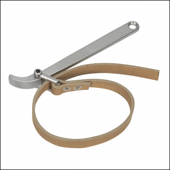 Sealey AK6404 Oil Filter Strap Wrench 60-140mm Capacity