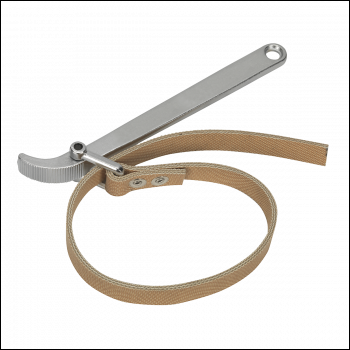 Sealey AK6404 Oil Filter Strap Wrench Ø60-140mm Capacity