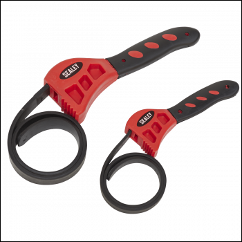 Sealey AK6408 Strap Wrench Set 2pc