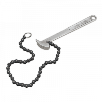 Sealey AK6409 Oil Filter Chain Wrench 60-140mm Capacity