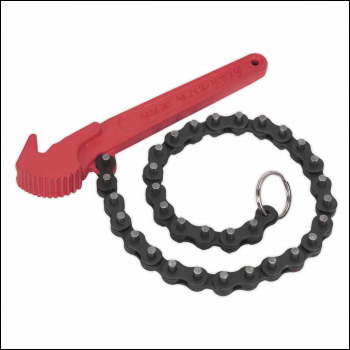 Sealey AK6410 Oil Filter Chain Wrench 60-106mm Capacity