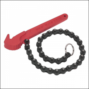 Sealey AK6410 Oil Filter Chain Wrench Ø60-106mm Capacity