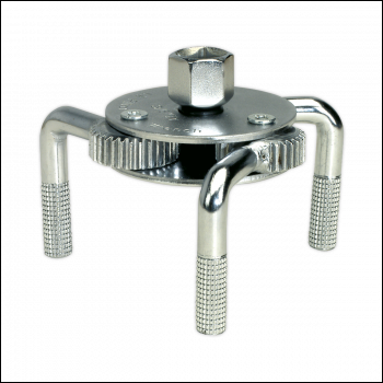 Sealey AK643 Oil Filter Claw Wrench 3/8 inch  & 1/2 inch Sq Drive 65-110mm Capacity