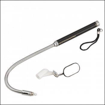 Sealey AK650 Premier Flexible Inspection Mirror with Light