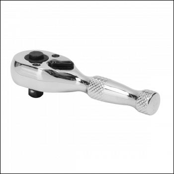Sealey AK660S Premier Stubby Pear-Head Ratchet Wrench with Flip Reverse 1/4 inch Sq Drive