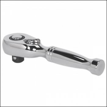 Sealey AK661S Premier Stubby Pear-Head Ratchet Wrench with Flip Reverse 3/8 inch Sq Drive
