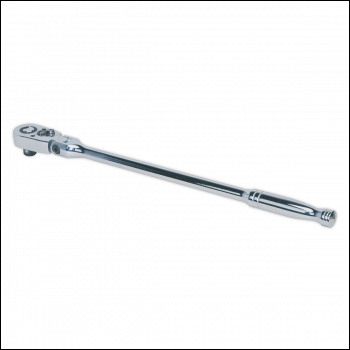 Sealey AK662F Ratchet Wrench Flexi-Head 445mm 1/2 inch Sq Drive Pear-Head Flip Reverse