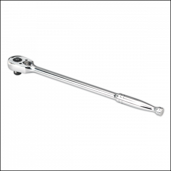 Sealey AK662L Premier Pear-Head Ratchet Wrench with Flip Reverse 1/2 inch Sq Drive 375mm