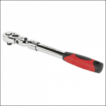 Sealey AK6682 Premier Locking Flexi-Head Extendable Ratchet Wrench 1/2 inch Sq Drive