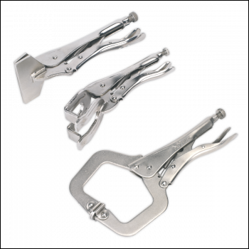 Sealey AK67 Premier C-Clamp & Welding Clamp Set 3pc