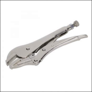 Sealey AK6822 Locking Pliers Straight Jaws 185mm 0-30mm Capacity