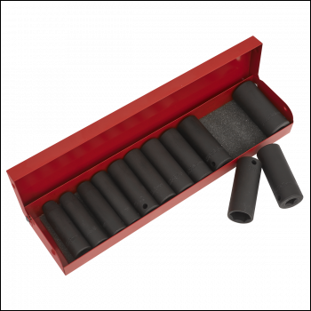 Sealey AK683 Premier Metric/Imperial Deep Impact Socket Set 3/8 inch Sq Drive 12pc