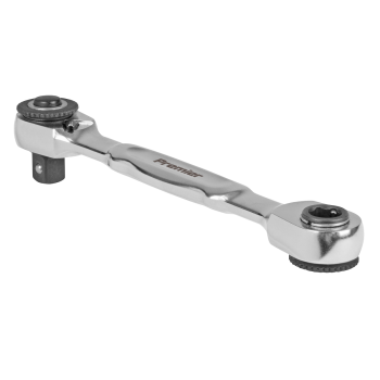 Sealey AK6972 Micro Ratchet Bit Driver & Wrench 1/4 inch Sq & 1/4 inch Hex Drive