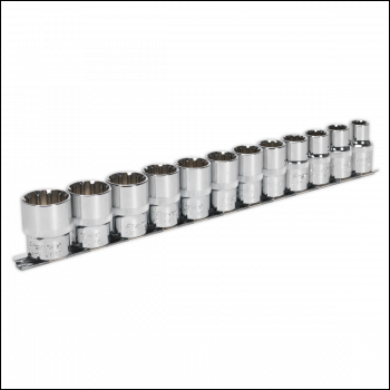 Sealey AK70612 Premier Socket Set 1/2 inch Sq Drive12pc