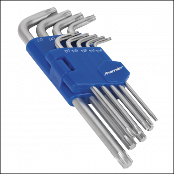 Sealey AK7142 Premier Long TRX-Star* Key Set 9pc